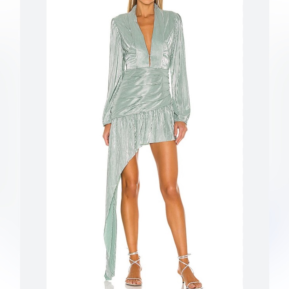 Atoir Mint Asymmetrical Dress